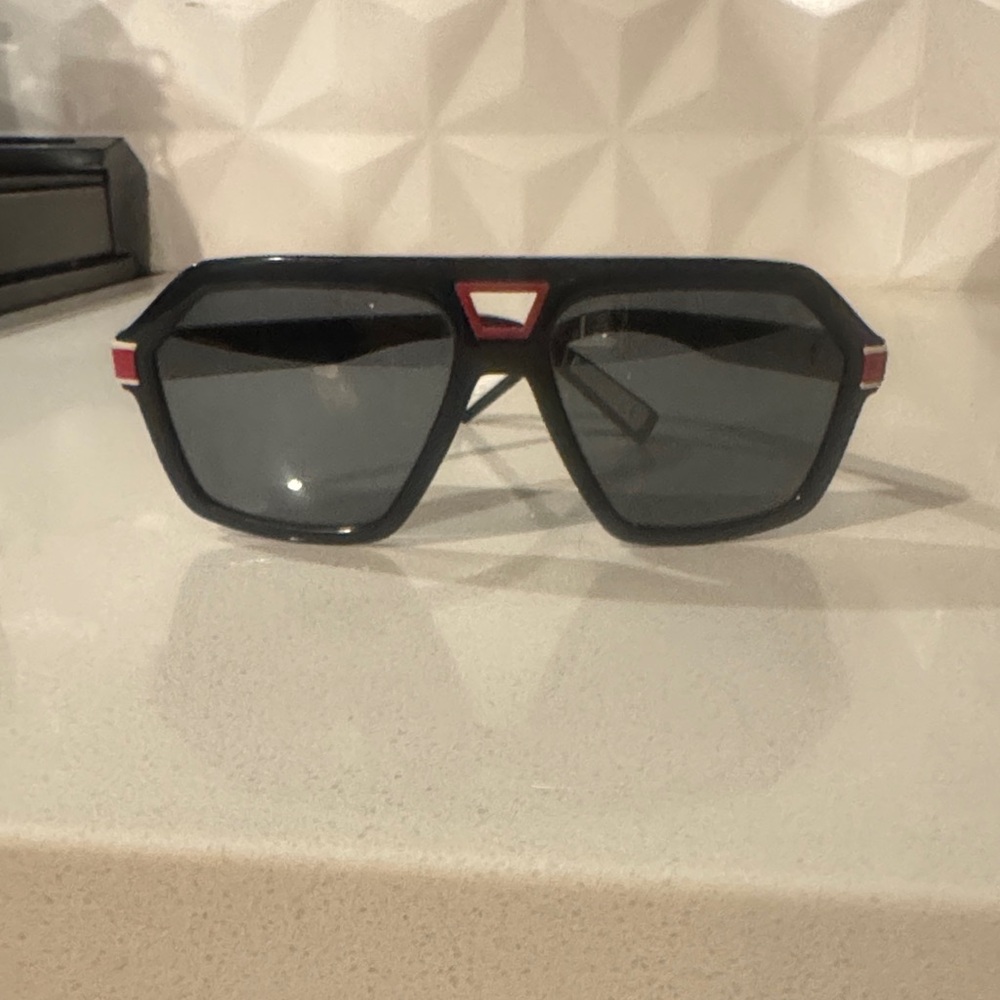 Dolce & Gabbana Black and Red Sunglasses